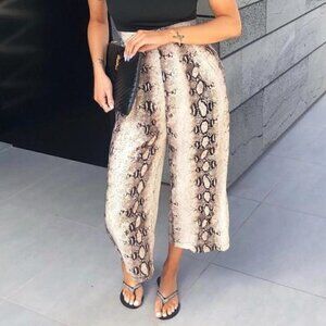 Snake Print Pants